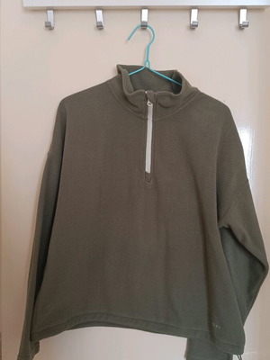 Roxy fleece blouse used, green, loose fit, size L