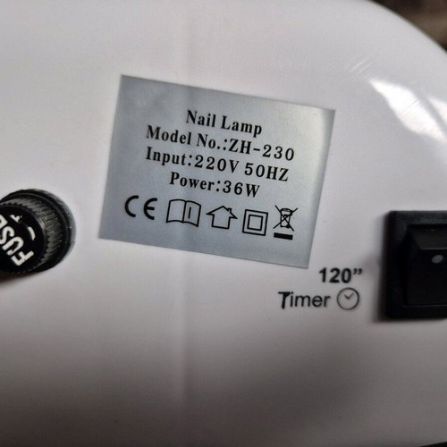 UV lamp like new for nail curing and drying