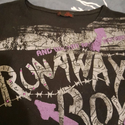 Black Teenager T-shirt Like New