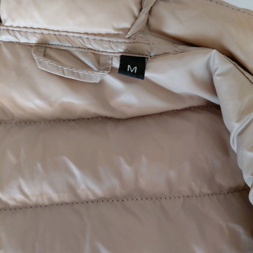 Sleeveless women's jacket like new, size M-L, beige and blue