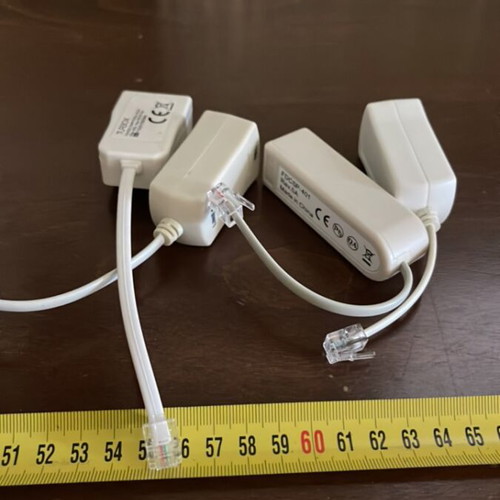 Telephone cable male to female pack of 4 new