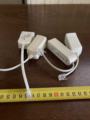 Telephone cable male to female pack of 4 new