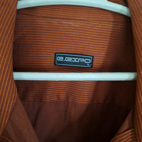 Men's shirt brick red like new, size XL