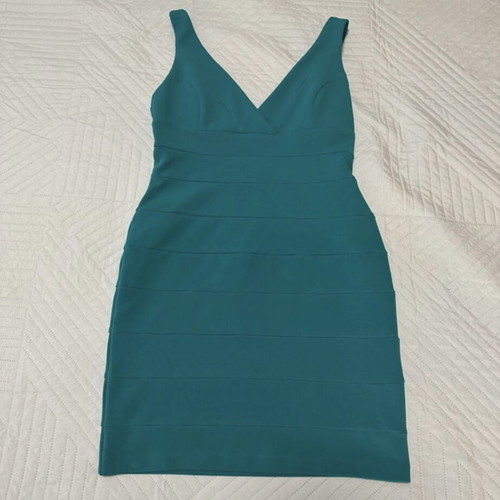 Mini Dress Silvian Heach turquoise size XS like new