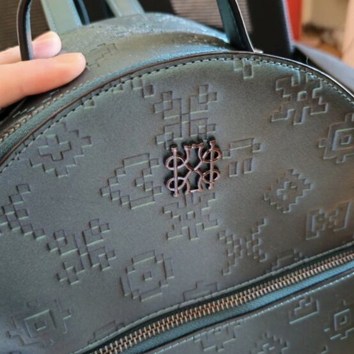 KEM backpack bag with high-quality leatherette