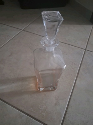 Glass bottle for drink like new