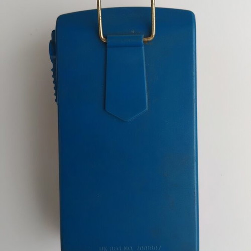 Old plastic flashlight