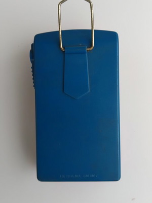 Old plastic flashlight