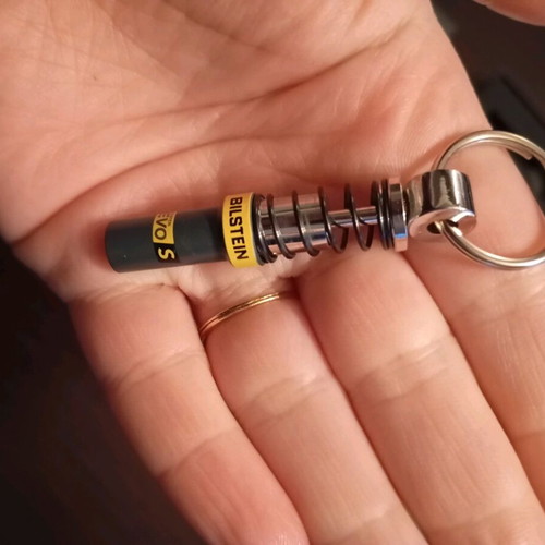 Bilstein promotional set new with keychain, stickers and pen