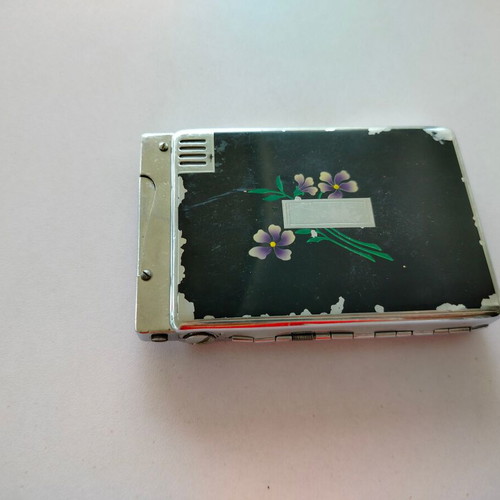 LIDO cigarette case and lighter used, made in Japan
