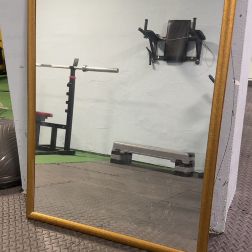Mirror frame used, dimensions 84.5 x 64, gold color frame