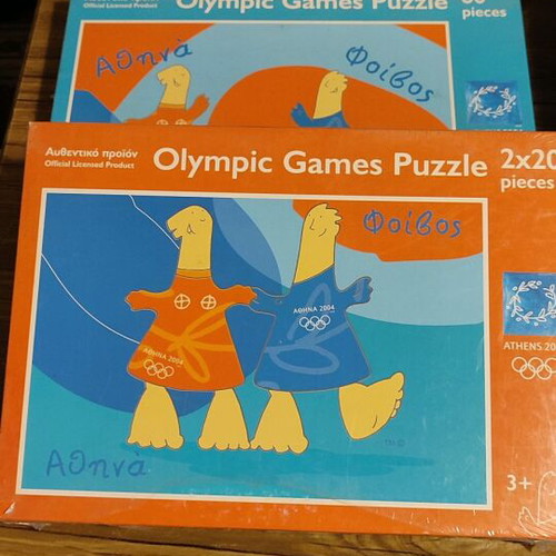 Collectible Phoebus and Athena 2004 puzzles new, Olympic Games