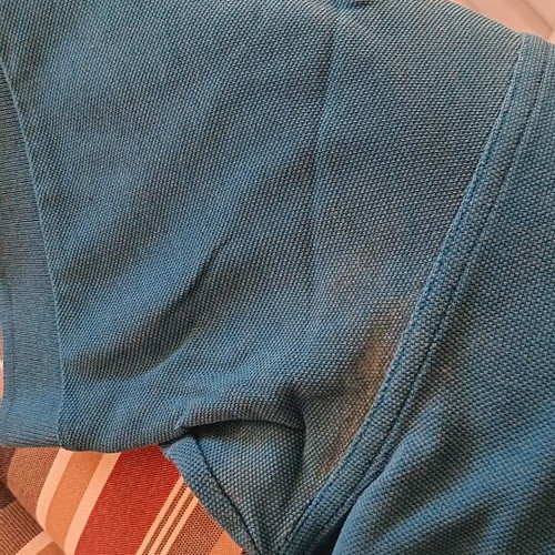 Reebok polo shirt XL used, blue with slight fading