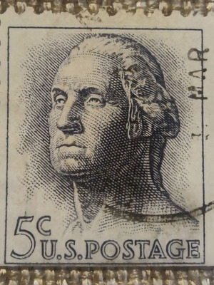 Γραμματόσημο 1962 George Washington καινούργιο