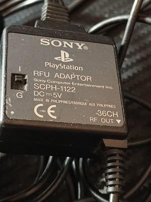 Sony PlayStation RFU Adaptor SCPH-1122 for PS1 PS2 PAL