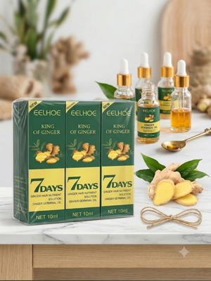 King of Ginger nourishing hair oil, new