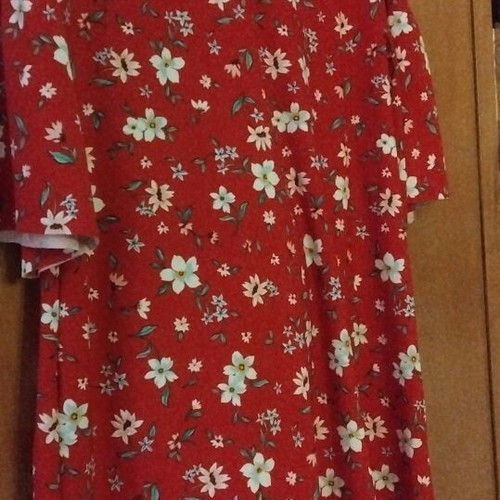 Mango mini dress like new, red floral pattern