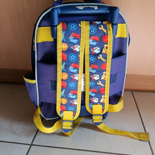 Paw Patrol Preschool Bag with Wheels and Pockets, Like New