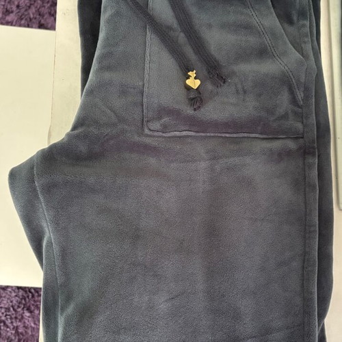 SugarFree pants used, size S, dark turquoise with missing gold lace