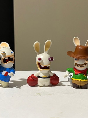 Rabbits figures all together