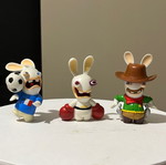 Rabbits figures all together