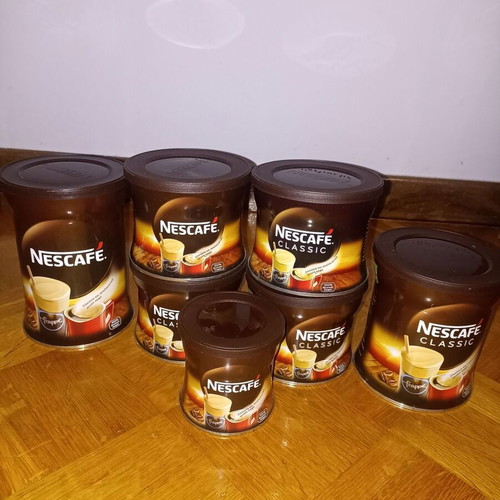 Nescafé Frappe Empty Packaging Like New, Pack of 7