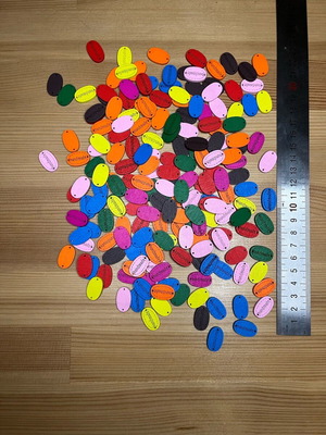 Wooden colorful handmade buttons new