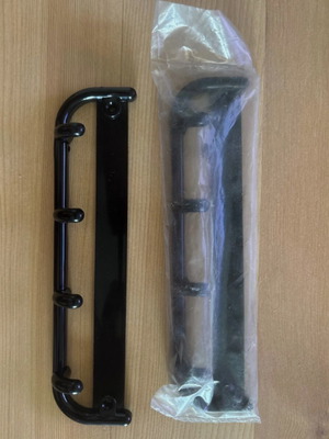 Hangers with adhesive tape, 2 pieces, 4 hooks, 20cm length