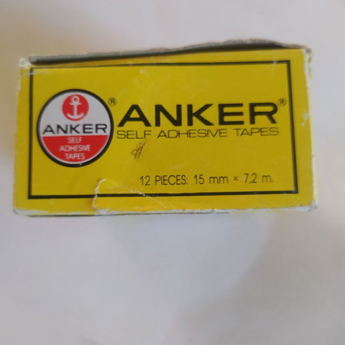 Vintage Anker tape box with 5 sealed rolls from 1970-80s