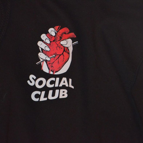 United Kind sweatshirt with Social Club print like new, black, size L