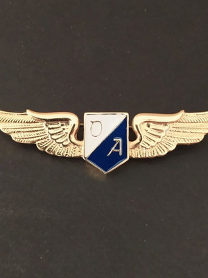Olympic Airways Crew Uniform Pin like new, 1990s metal enamel