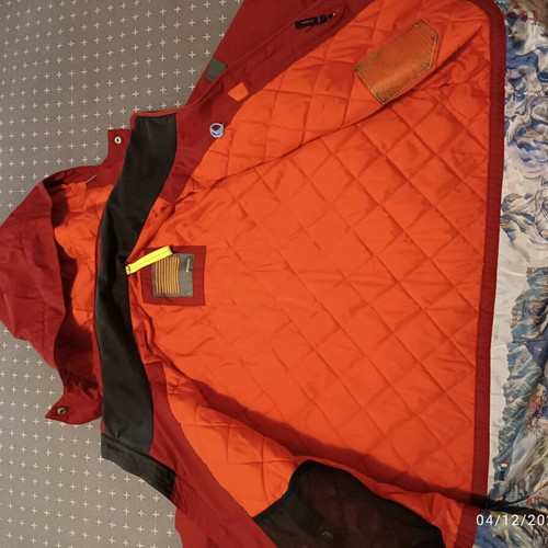 Brunotti men's jacket used, size L, blue-red-bordeaux