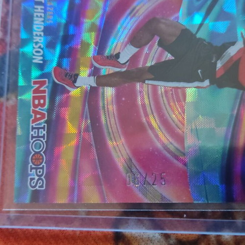 Scoot Henderson 2023-24 Panini NBA Hoops Anti Gravity numbered 6/25 card like new