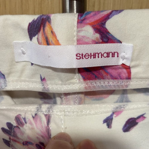 Stehmann floral pants like new, size L 40 12, multicolor