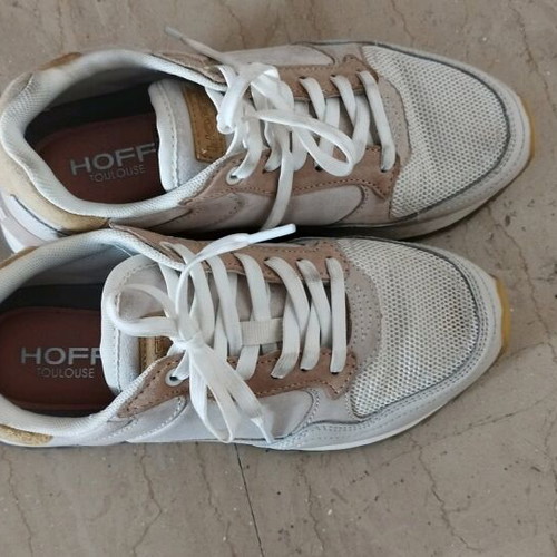 Hoff women's athletic shoes like new, beige, size 37