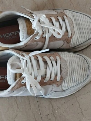 Hoff women's athletic shoes like new, beige, size 37