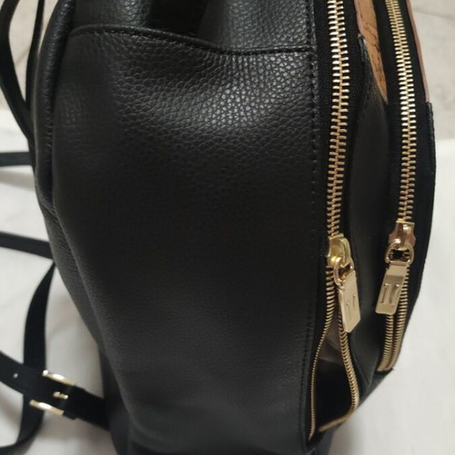 Alviero Martini 1a Classe leather backpack new, black