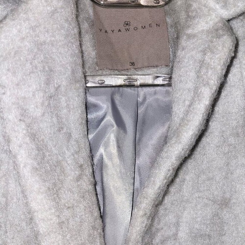 Women's coat light gray like new, size S