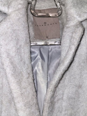 Women's coat light gray like new, size S