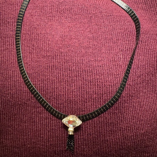 Black choker necklace like new