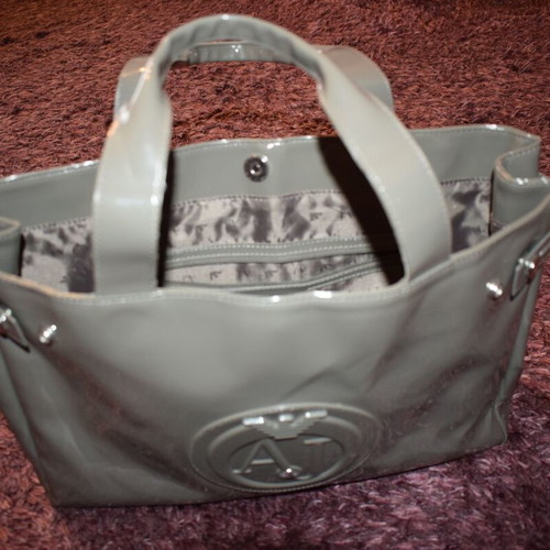 Armani Jeans nylon bag gray used