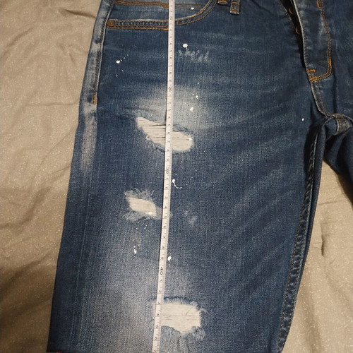 Acerbis denim bermuda shorts like new, size 34, blue