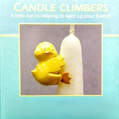 Vintage Hallmark candle climber bunny decoration new