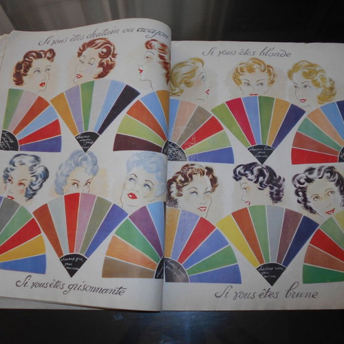 Singer Illustrated Sewing Machine Catalog used, 1952 edition, French text