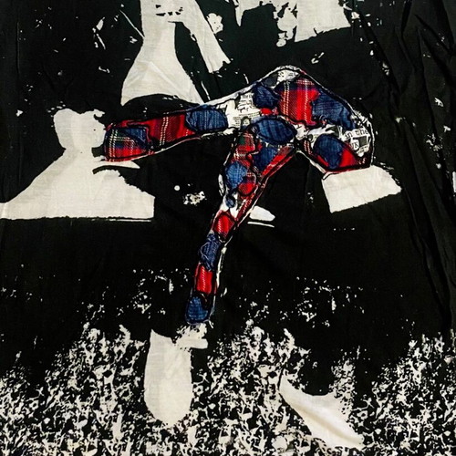 Elvis & Jesus dress Small like new with patchwork details