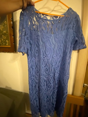 Μπλε φόρεμα Gianni Rodini σε καλή κατάσταση, μέγεθος XL