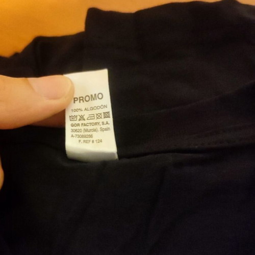 Roly T-shirt black XXL new, 100% cotton