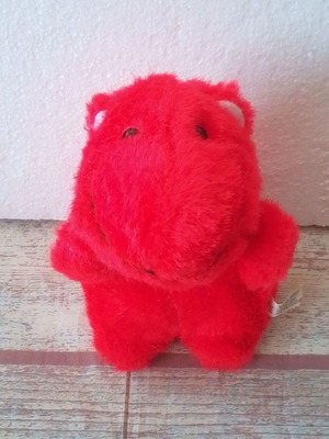 Λούτρινος Ιπποπόταμος μεταχειρισμένος Red Hippo Alexis Gross 15 εκ.