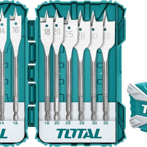 Set of 12 Wing Drills with Hexagon Shank for Wood