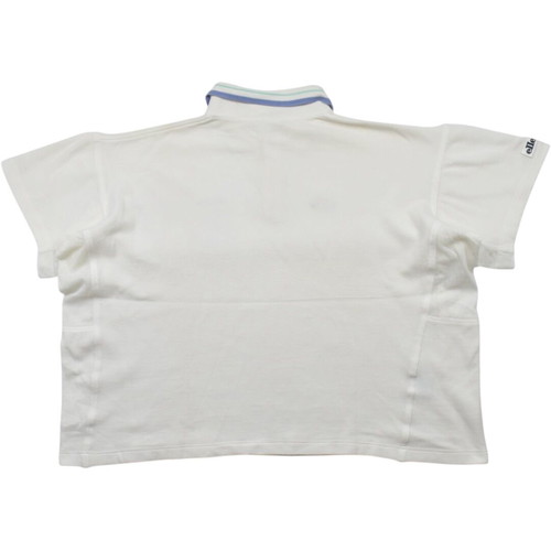 Ellesse vintage boxy fit tennis polo shirt used, size XL for women